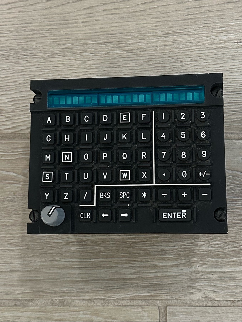 VTG Symbolic Displays Inc. AH-64 Apache Trainer Keyboard Unit